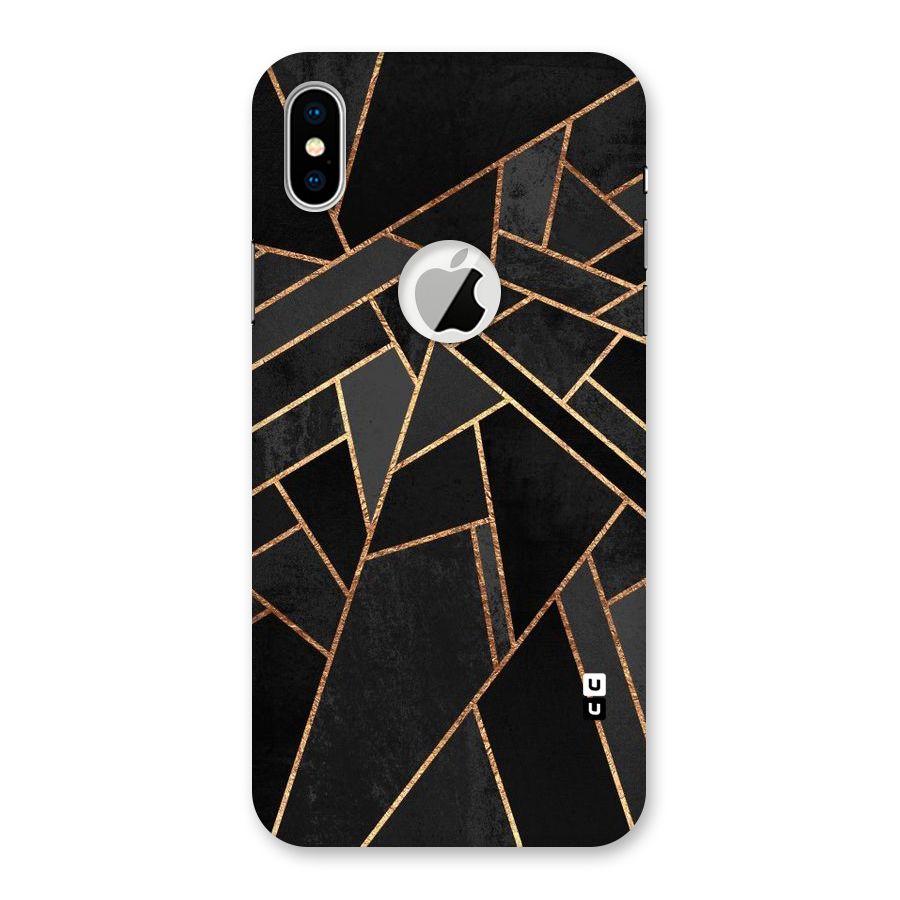 Sharp Tile Back Case for iPhone X Logo Cut