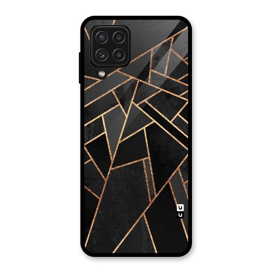Sharp Tile Glass Back Case for Galaxy A22 4G
