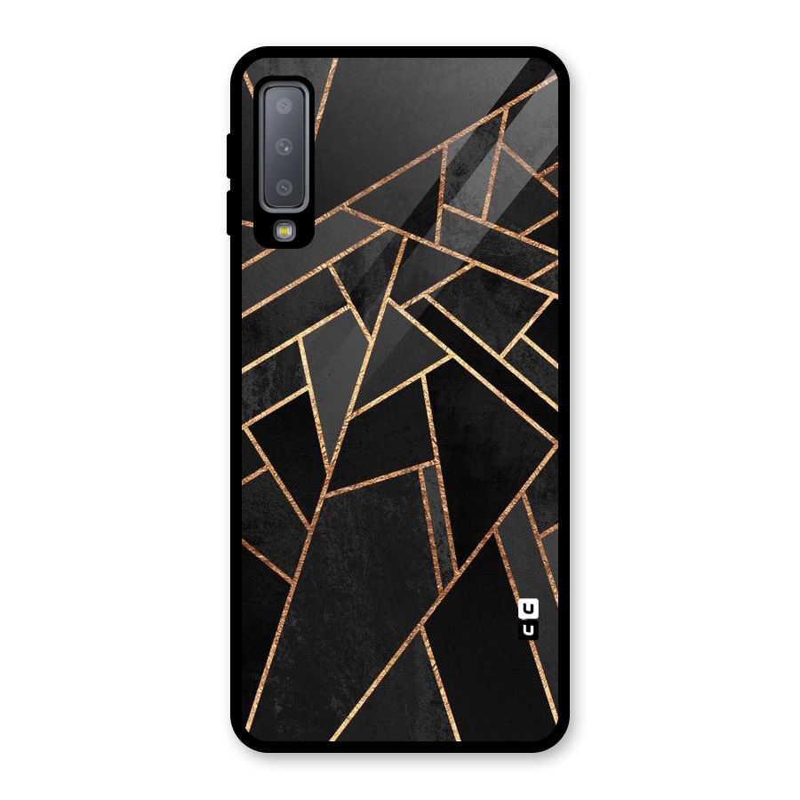 Sharp Tile Glass Back Case for Galaxy A7 (2018)