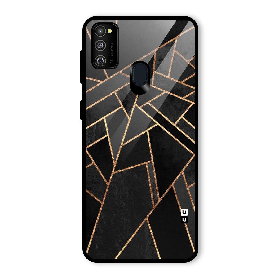Sharp Tile Glass Back Case for Galaxy M30s