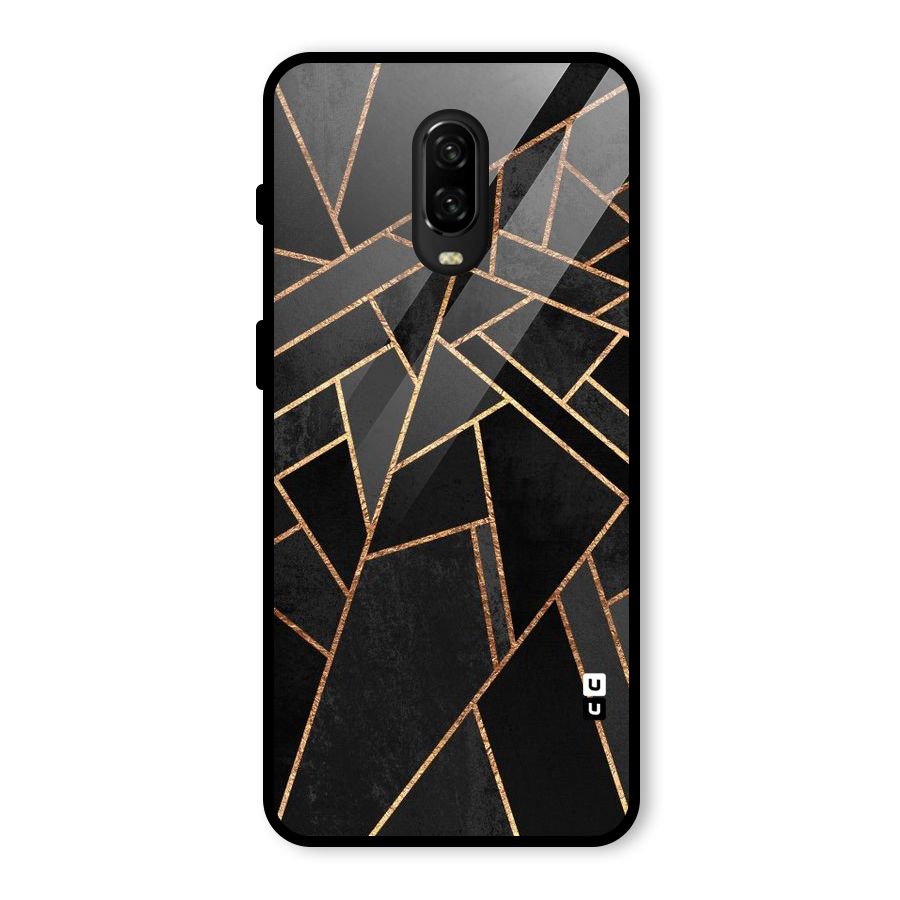 Sharp Tile Glass Back Case for OnePlus 6T