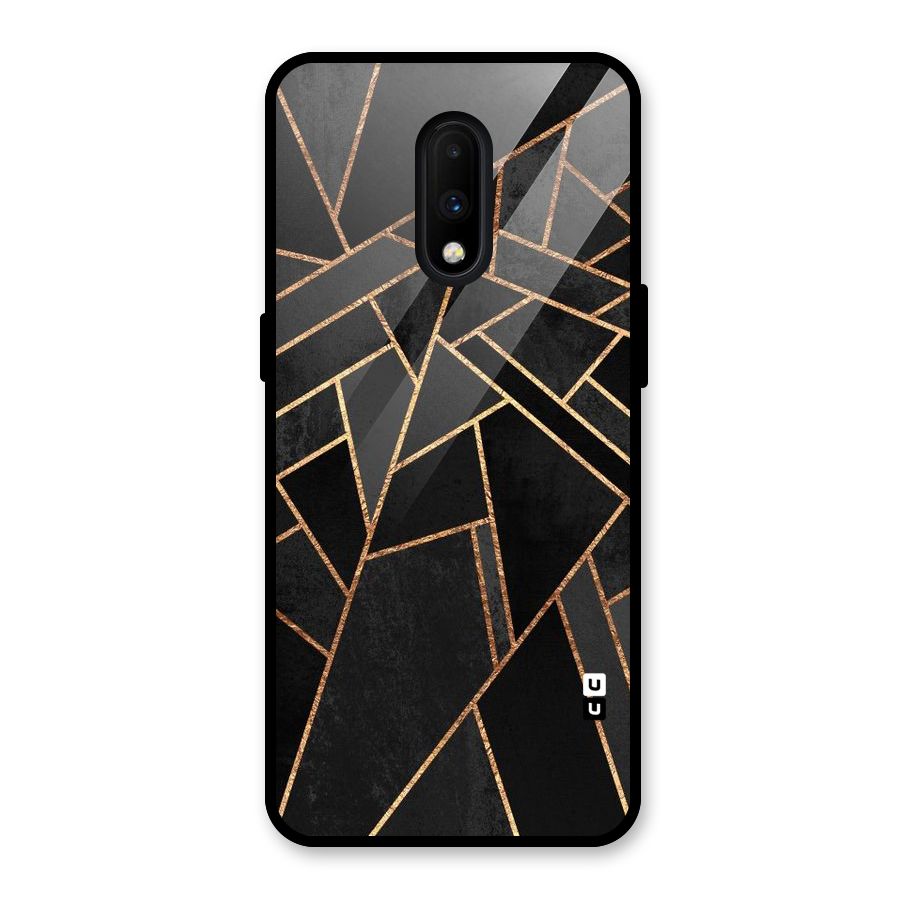 Sharp Tile Glass Back Case for OnePlus 7