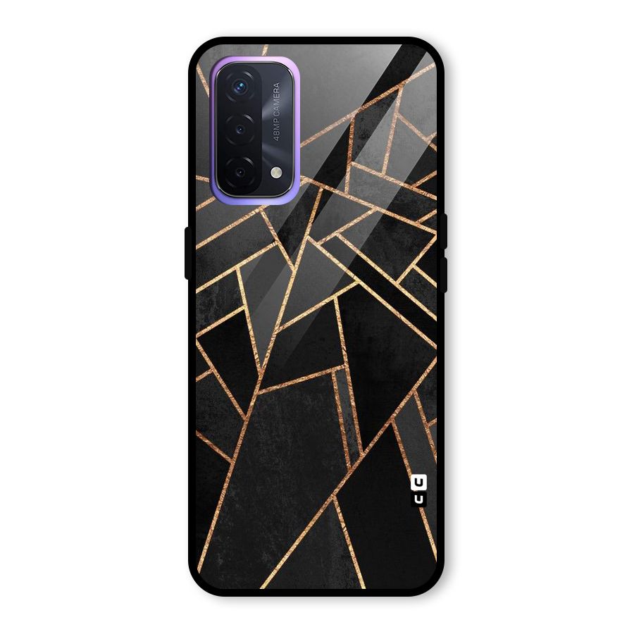 Sharp Tile Glass Back Case for Oppo A74 5G