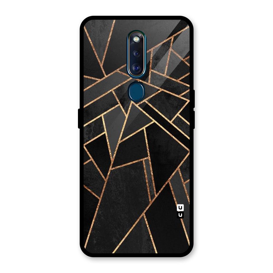 Sharp Tile Glass Back Case for Oppo F11 Pro