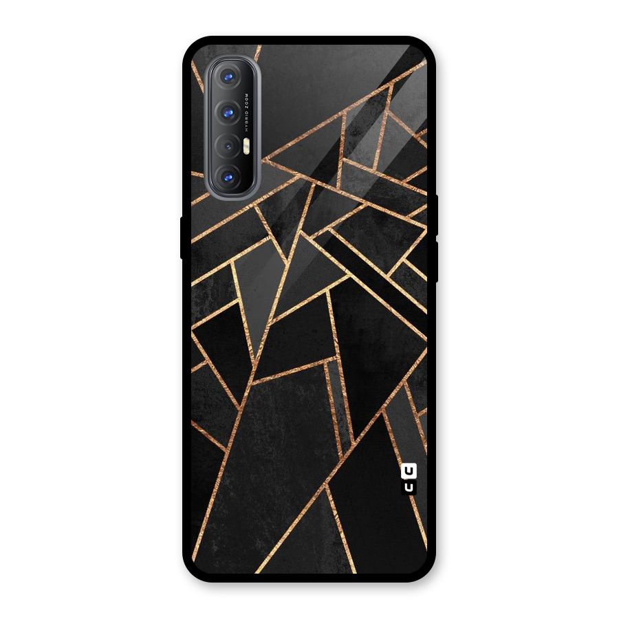 Sharp Tile Glass Back Case for Oppo Reno3 Pro