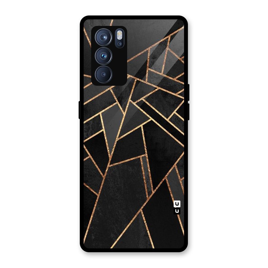 Sharp Tile Glass Back Case for Oppo Reno6 Pro 5G