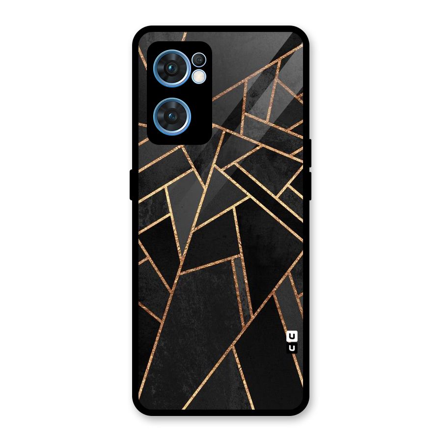 Sharp Tile Glass Back Case for Oppo Reno7 5G