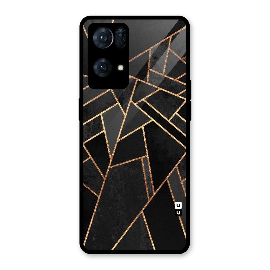 Sharp Tile Glass Back Case for Oppo Reno7 Pro 5G