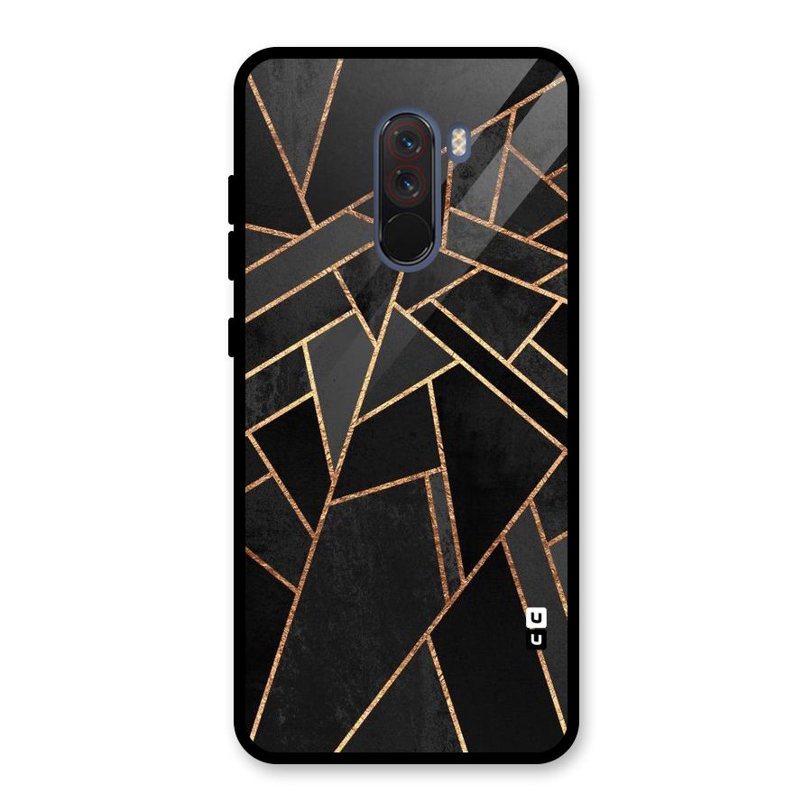 Sharp Tile Glass Back Case for Poco F1