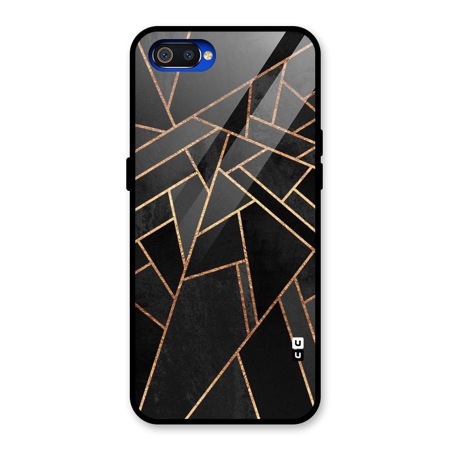 Sharp Tile Glass Back Case for Realme C2