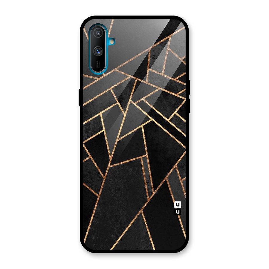 Sharp Tile Glass Back Case for Realme C3
