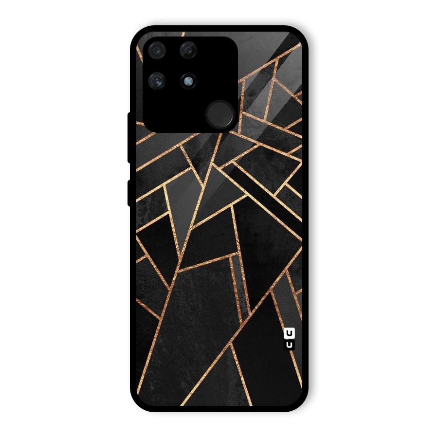 Sharp Tile Glass Back Case for Realme Narzo 50A