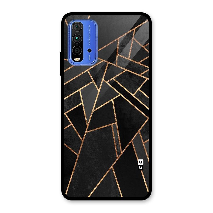 Sharp Tile Glass Back Case for Redmi 9 Power