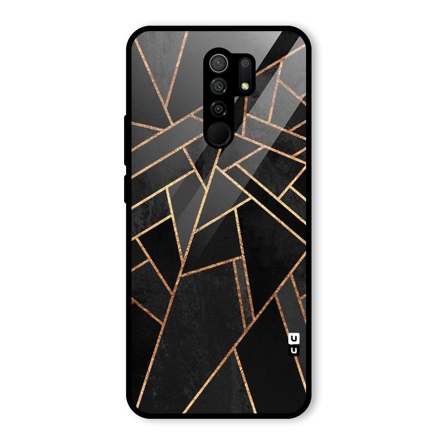 Sharp Tile Glass Back Case for Redmi 9 Prime