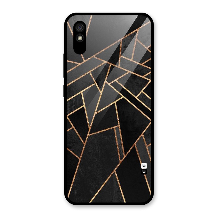 Sharp Tile Glass Back Case for Redmi 9i