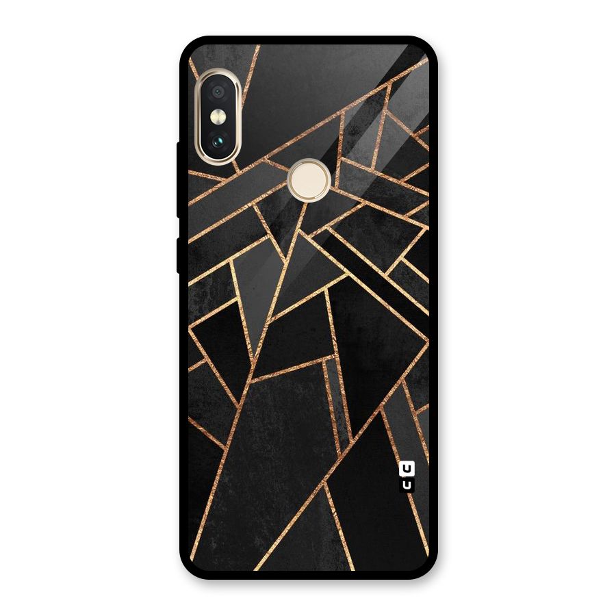 Sharp Tile Glass Back Case for Redmi Note 5 Pro