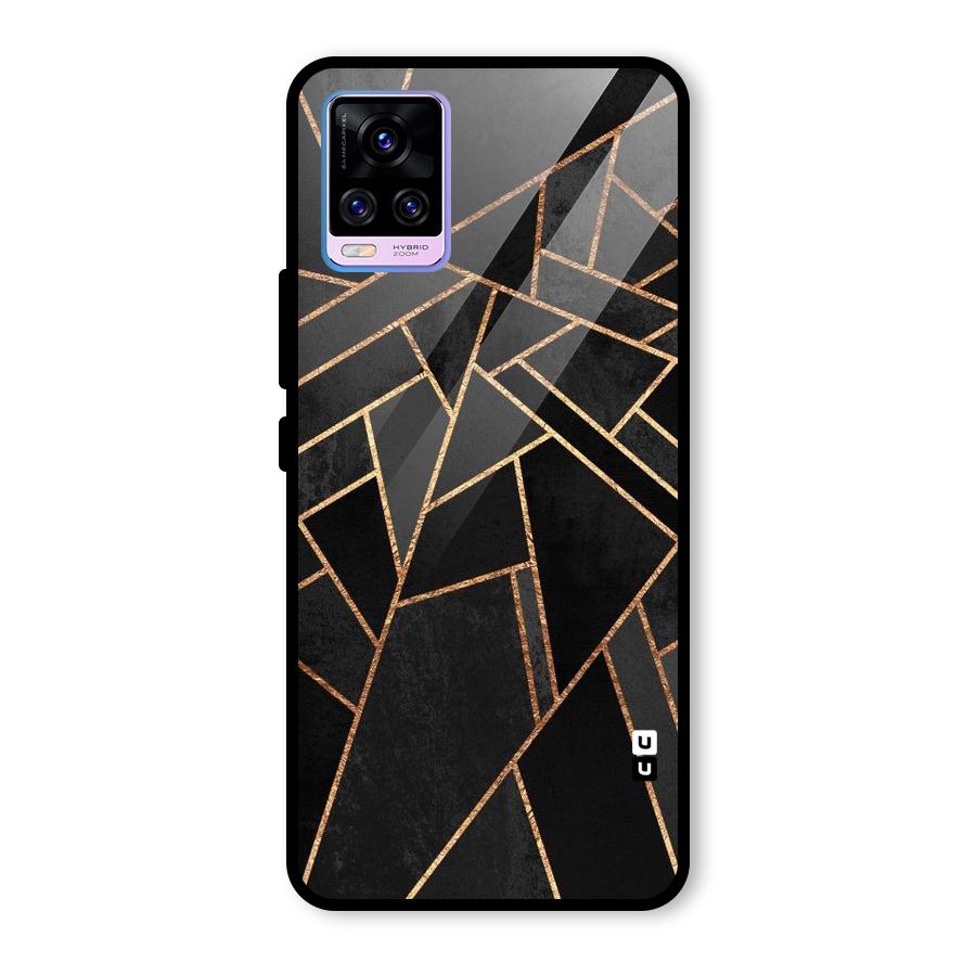 Sharp Tile Glass Back Case for Vivo V20 Pro