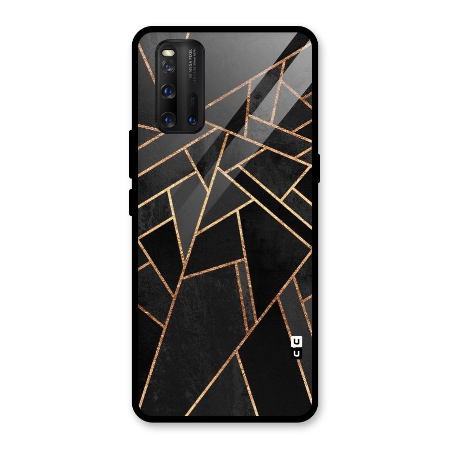 Sharp Tile Glass Back Case for Vivo iQOO 3