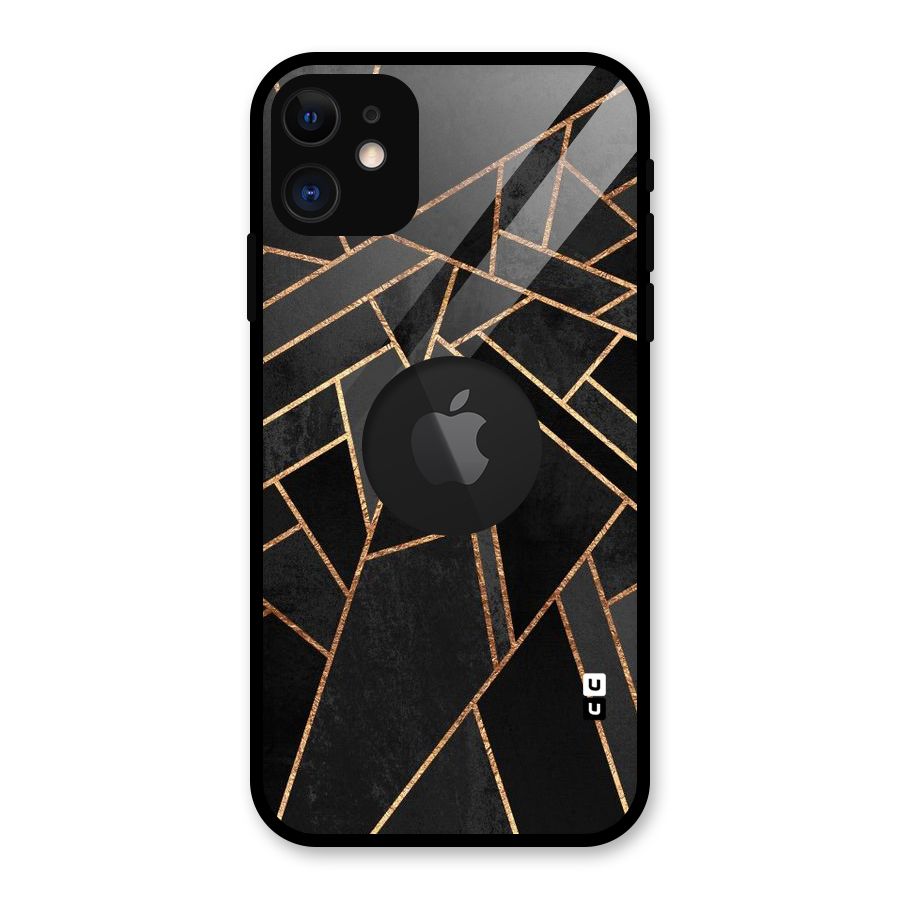 Sharp Tile Glass Back Case for iPhone 11 Logo Cut