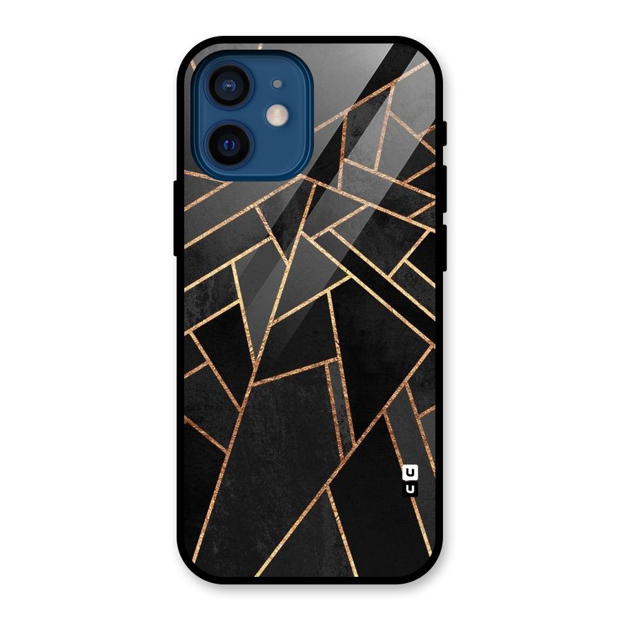 Sharp Tile Glass Back Case for iPhone 12 Mini