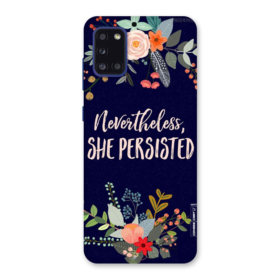 She Persisted Back Case for Galaxy A31