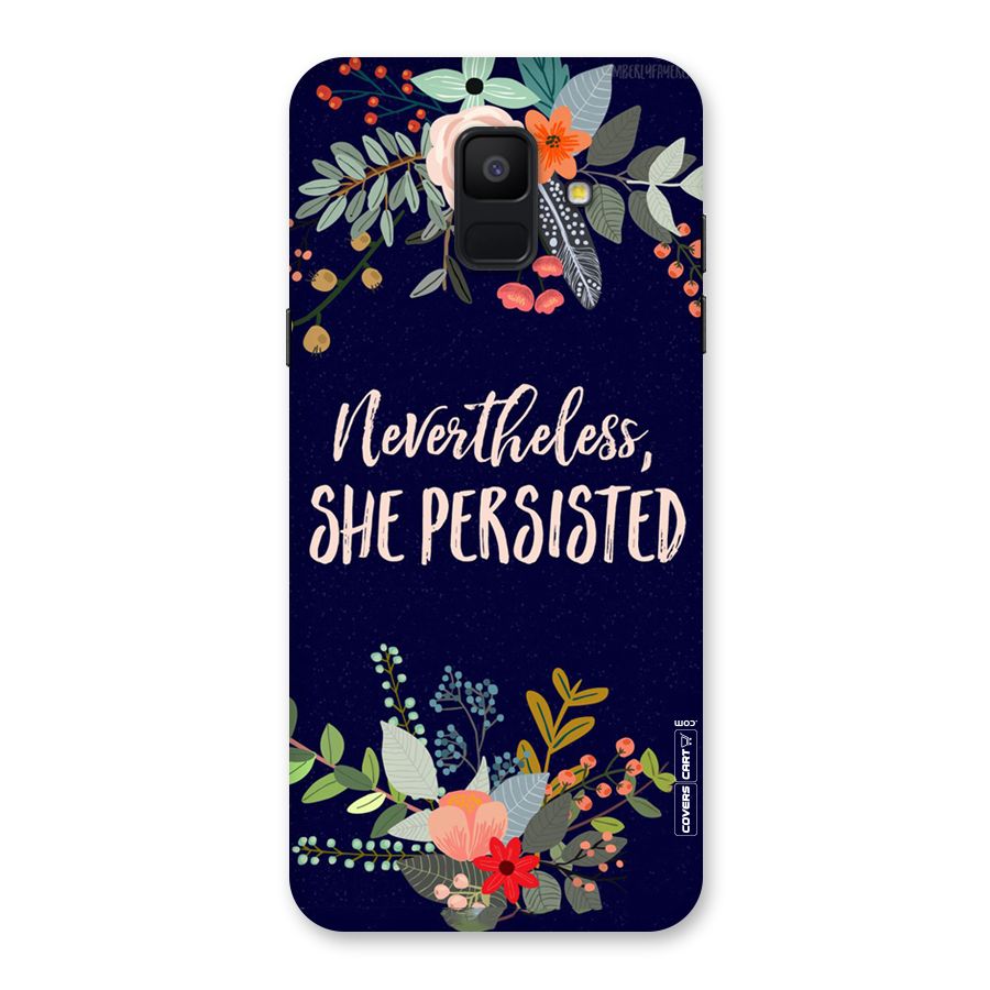 She Persisted Back Case for Galaxy A6 (2018)
