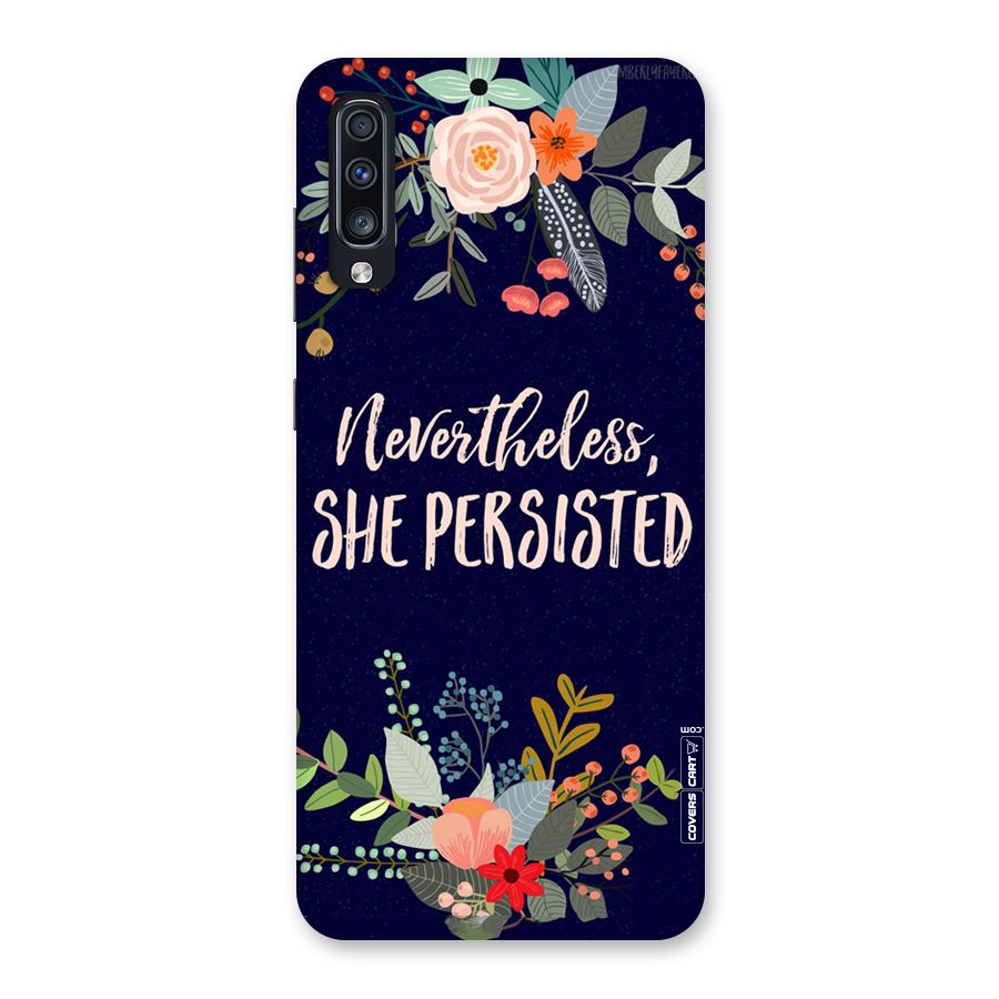 She Persisted Back Case for Galaxy A70