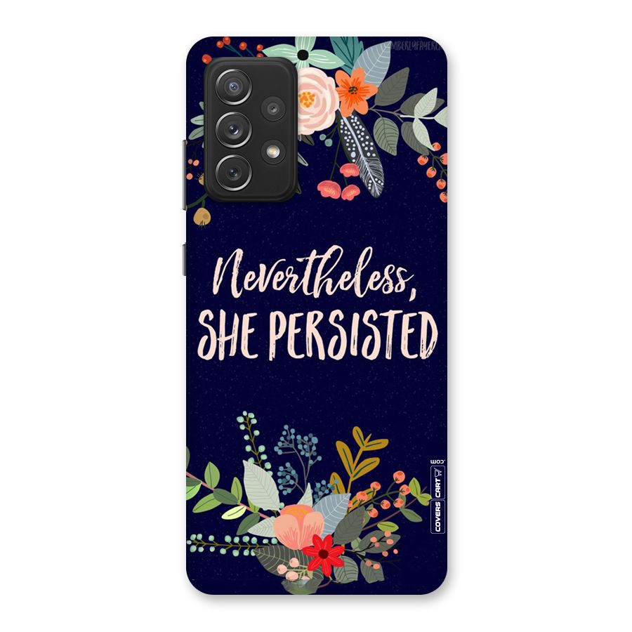 She Persisted Back Case for Galaxy A72