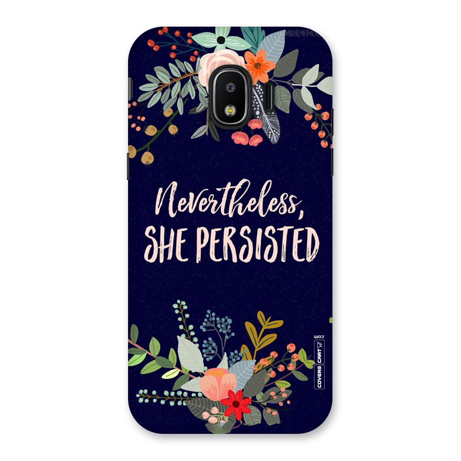 She Persisted Back Case for Galaxy J2 Pro 2018