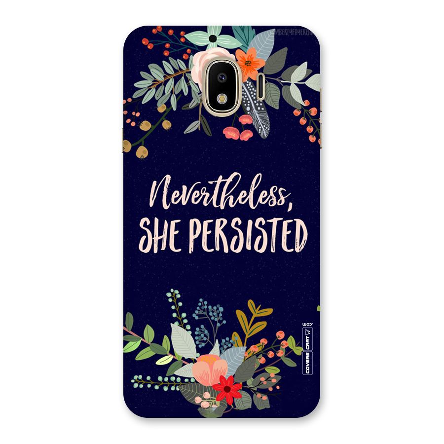 She Persisted Back Case for Galaxy J4