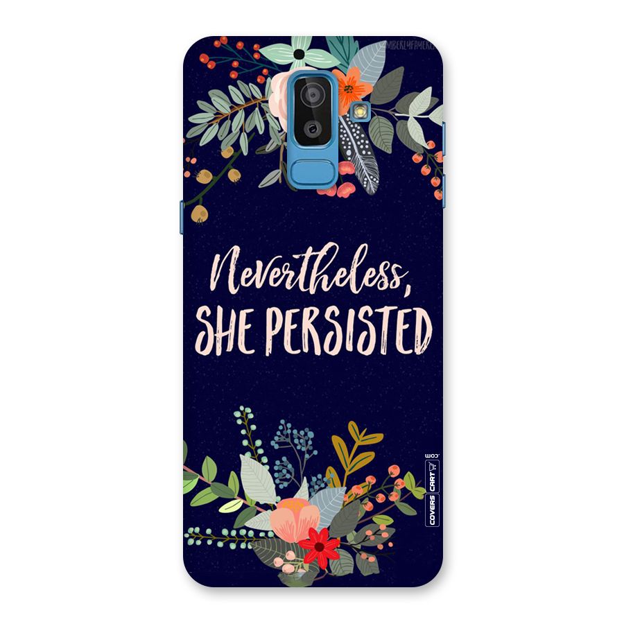 She Persisted Back Case for Galaxy J8