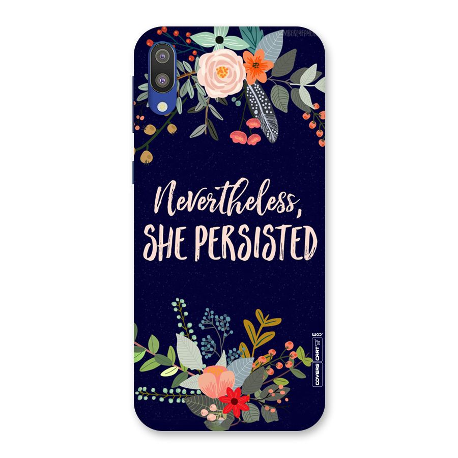 She Persisted Back Case for Galaxy M10