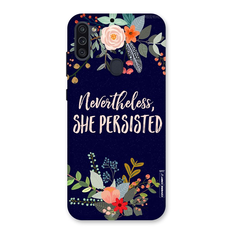 She Persisted Back Case for Galaxy M11