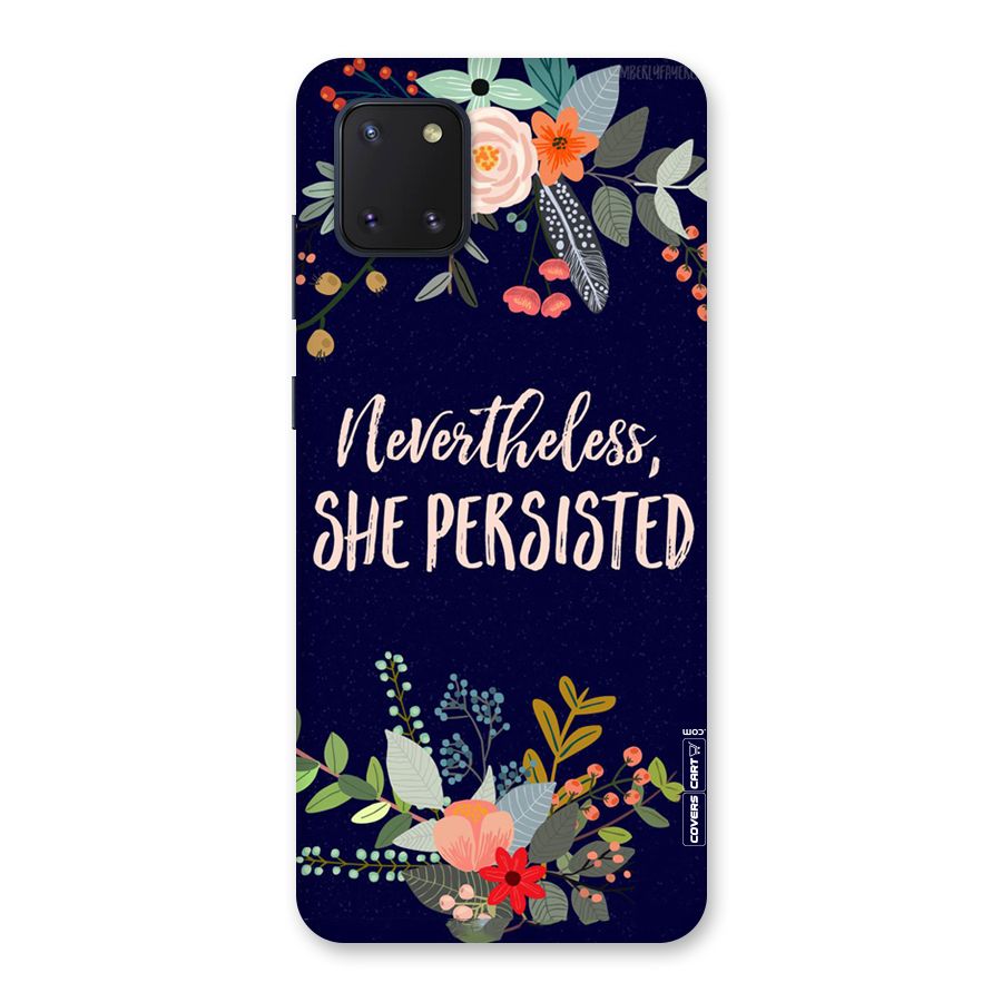She Persisted Back Case for Galaxy Note 10 Lite