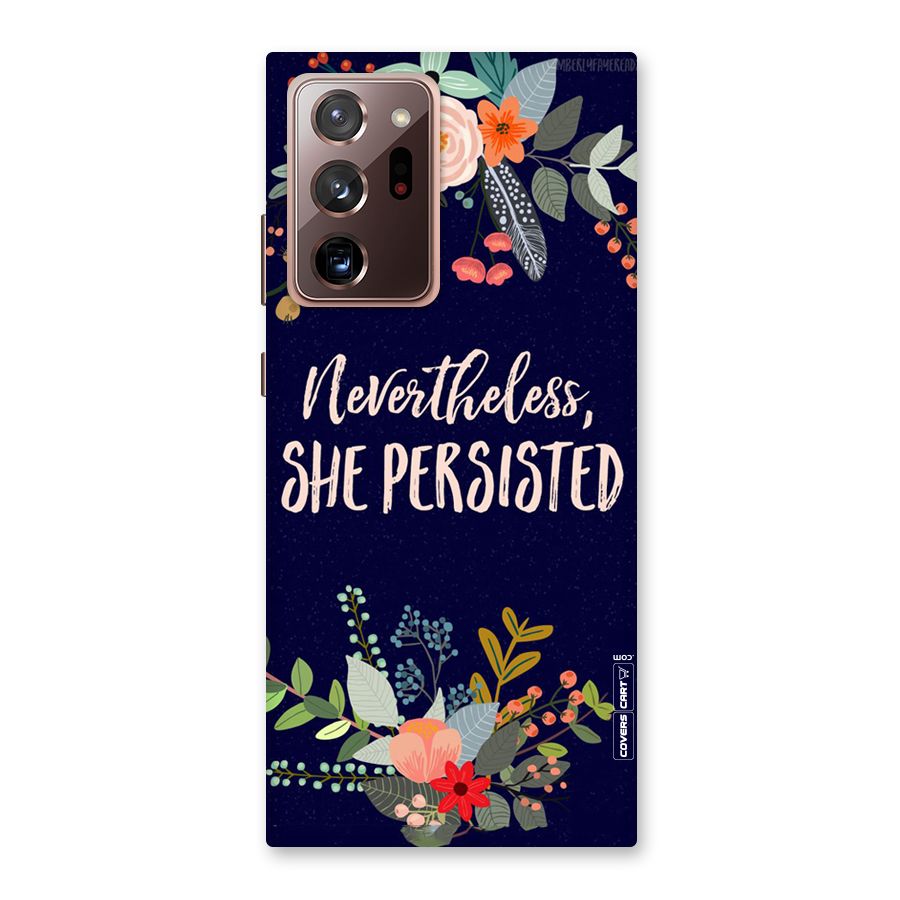 She Persisted Back Case for Galaxy Note 20 Ultra