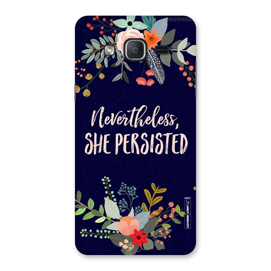 She Persisted Back Case for Galaxy On7 Pro