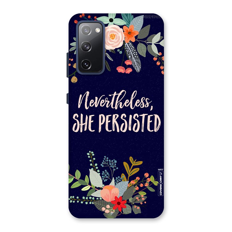She Persisted Back Case for Galaxy S20 FE