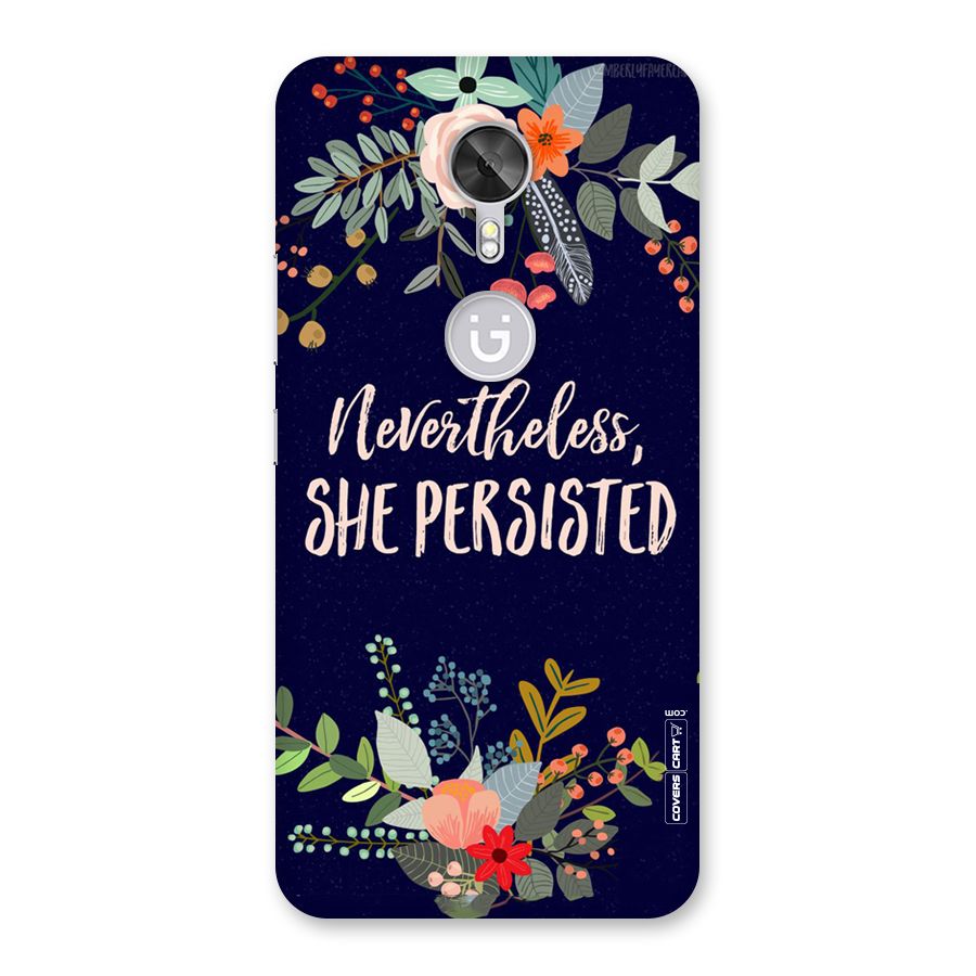 She Persisted Back Case for Gionee A1