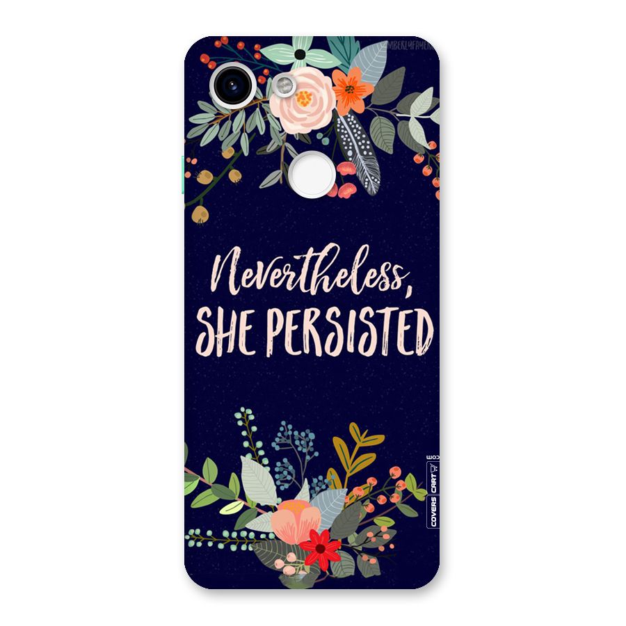 She Persisted Back Case for Google Pixel 3
