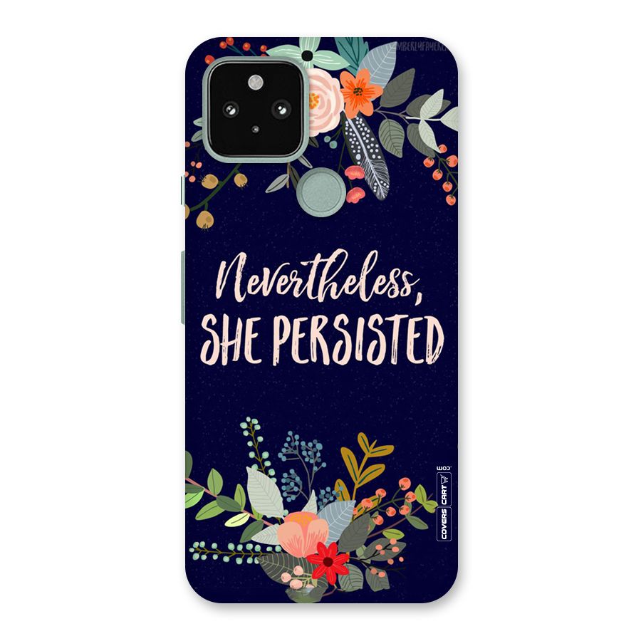 She Persisted Back Case for Google Pixel 5