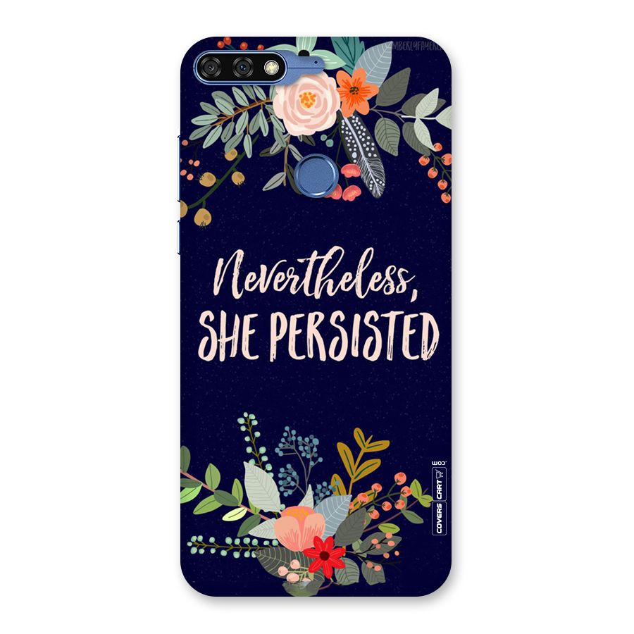 She Persisted Back Case for Honor 7C