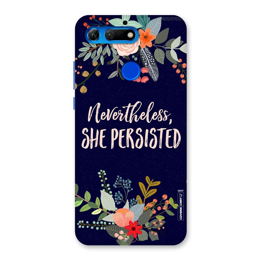 She Persisted Back Case for Honor View 20