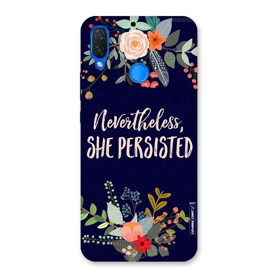 She Persisted Back Case for Huawei P Smart+