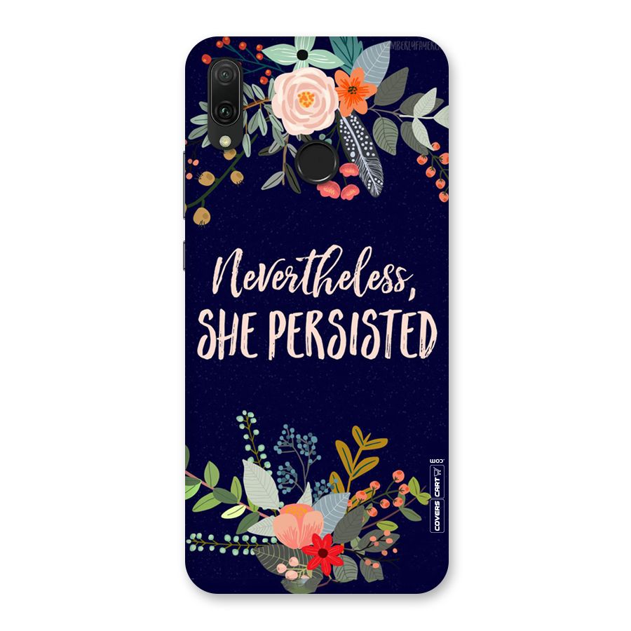 She Persisted Back Case for Huawei Y9 (2019)
