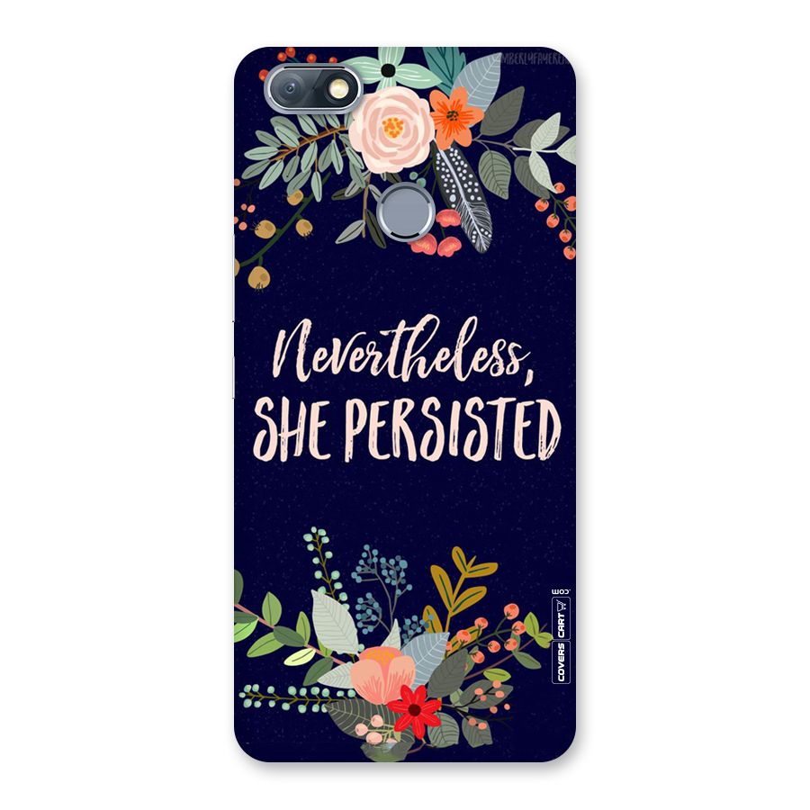 She Persisted Back Case for Infinix Note 5