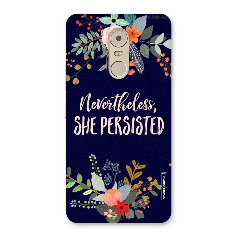 She Persisted Back Case for Lenovo K6 Note