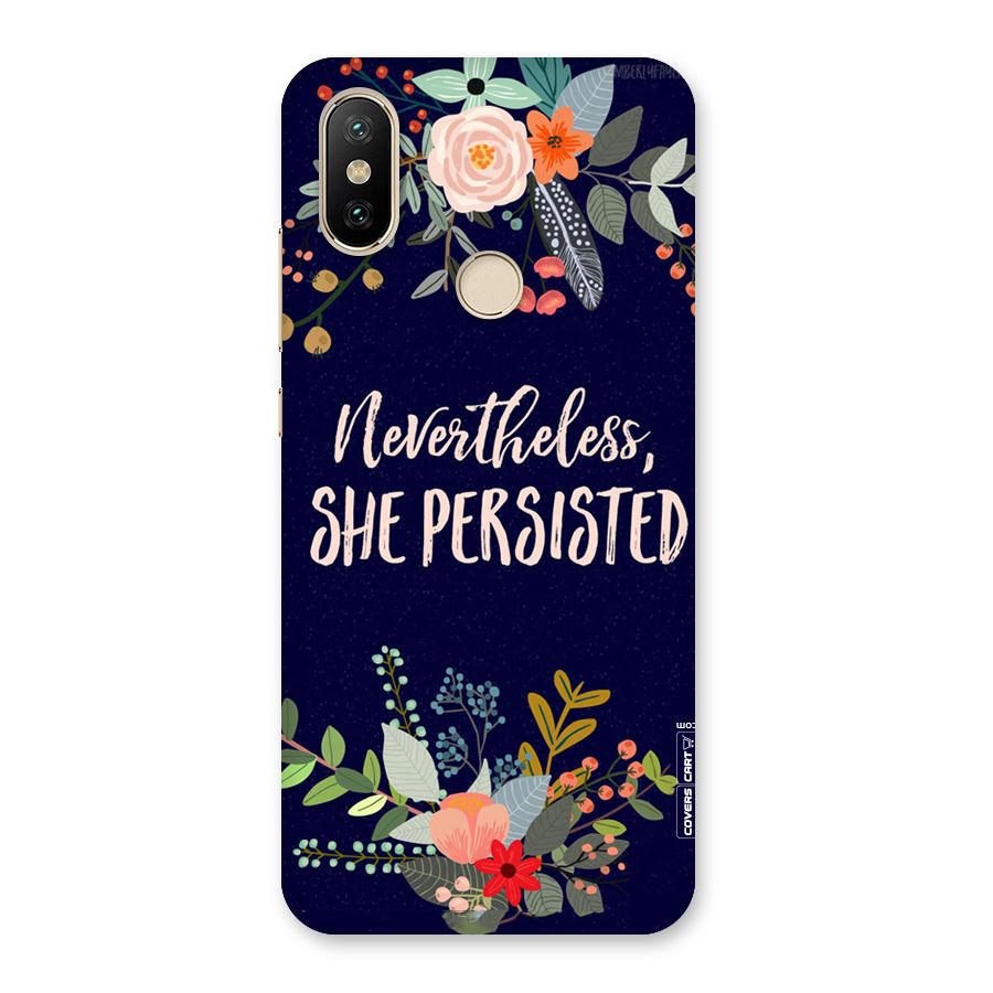 She Persisted Back Case for Mi A2