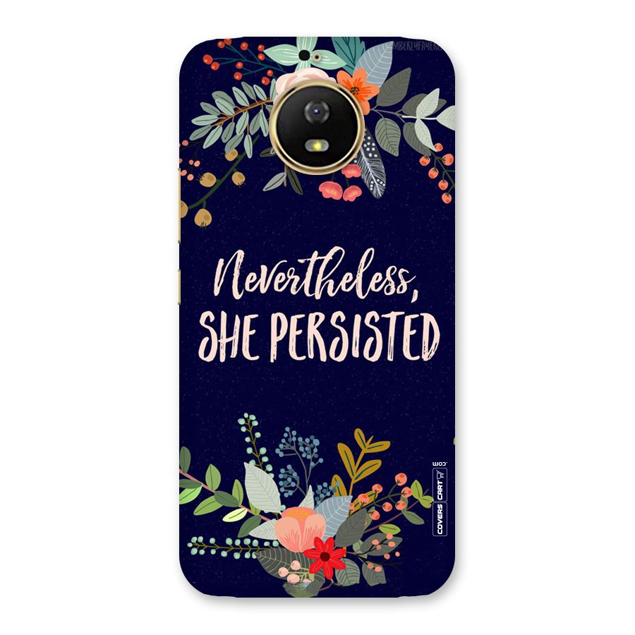 She Persisted Back Case for Moto G5s