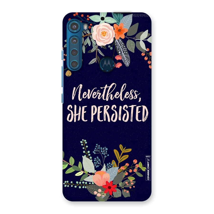 She Persisted Back Case for Motorola One Fusion Plus