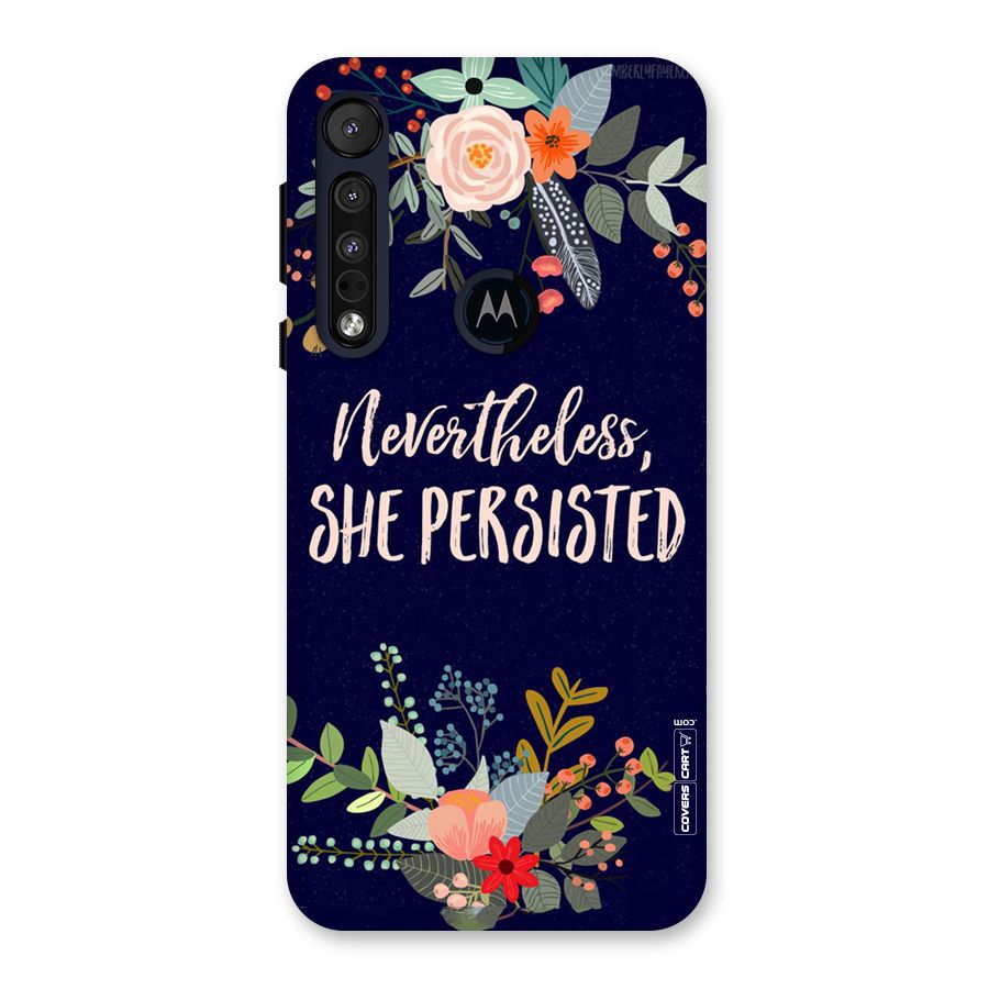 She Persisted Back Case for Motorola One Macro